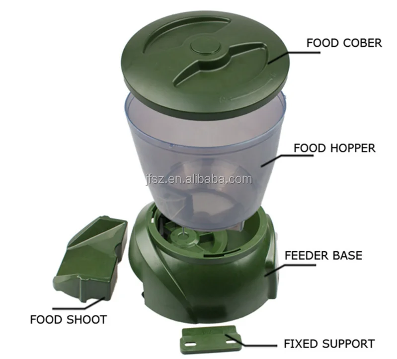 automatic pond fish feeder