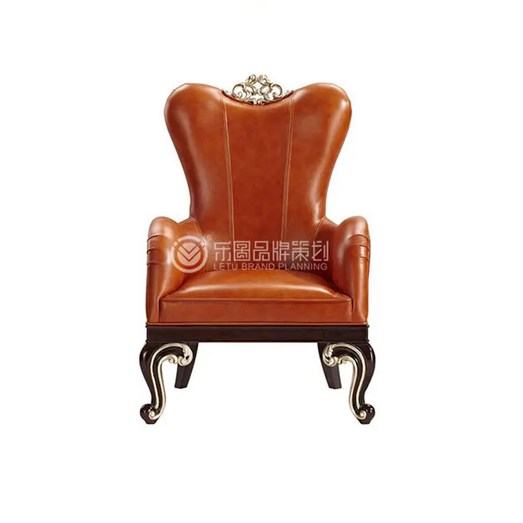 Imperial Crown Design Orange Leather Chair Leather Leisure Armchairs - Buy  Neo Classic Villa Furniture Imperial Crown Design Leisure Armchairs,Unique  Design Restaurant Leisure Leather Armchairs,Postmodern Design Leisure  Armchairs Product on 