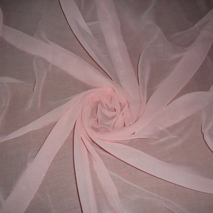 voile fabric wholesale spun polyester hajab/foulard fabric rolls