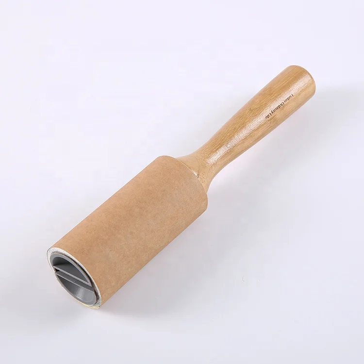 Wooden Handle Lint Roller
