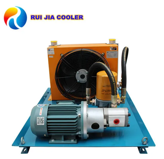 Aluminum Brazed Plate Heat Exchanger Hydraulic Oil To Air Cooler