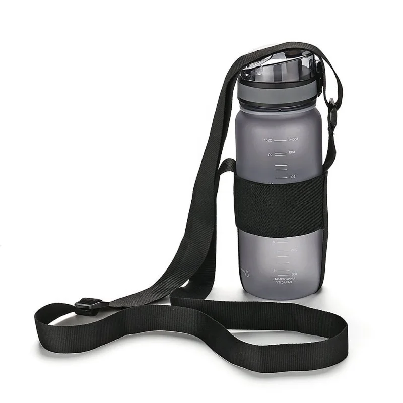 Universal Adjustable Shoulder Strap Sling Flurries Water Bottle Carrier Holder Perfect for Daily Walking,Biking Portable Long Buckle Beverage Hanging Rope Hiking,Going to The Beach 