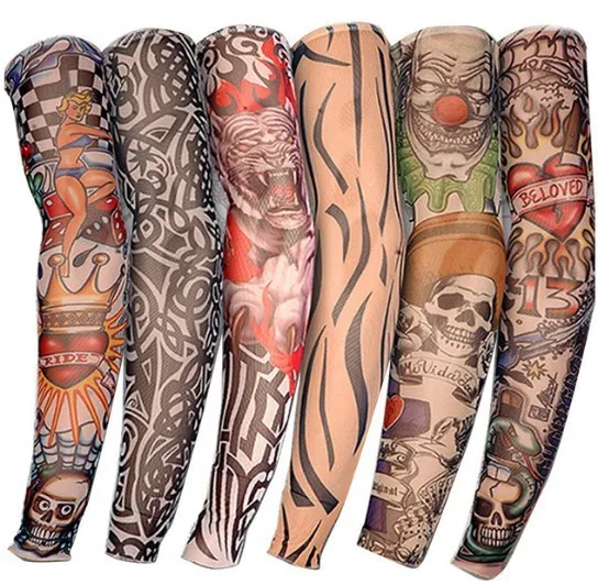 Outdoor Riding Protection Nylon Sports Printed Tattoo Arm Cool Tattoo Sleeves Buy Tattoo Sleeves Outdoor Riding Protection Nylon Sports Sleeves Product On Alibaba Com