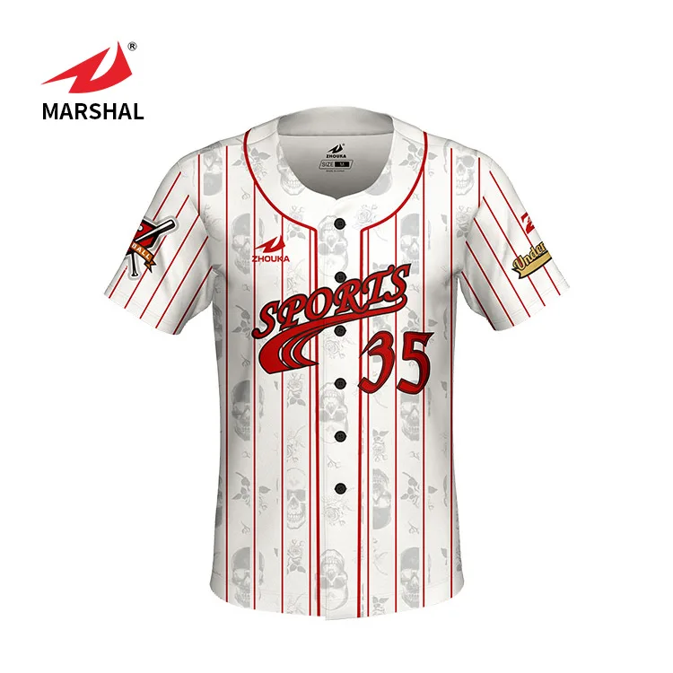 Buy Wholesale Macau SAR No Minimal All Star Custom Printing Premium  Sublimated Jersey Baseball Shirt & Baseball at USD 8.9