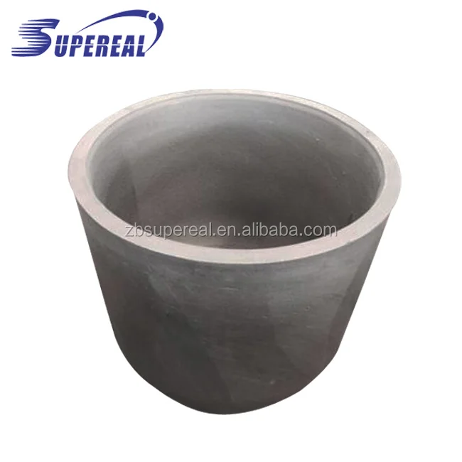 High Temperature 1650 C Silicon Carbide Graphite Brass Melting Ceramic Crucibles