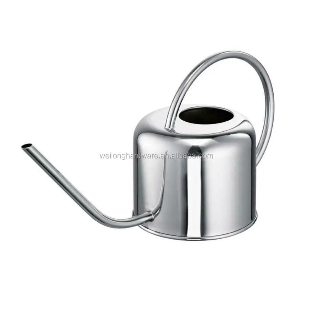 1L Stainless Steel Watering Can Garden Home Watering Can Modern Style