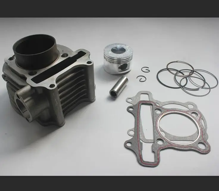 
 Поршень цилиндра 52,4 мм, комплект с большим отверстием для скутера GY6 125cc, мопеда, квадроцикла 139QMB 1P39QMB 147QMD  