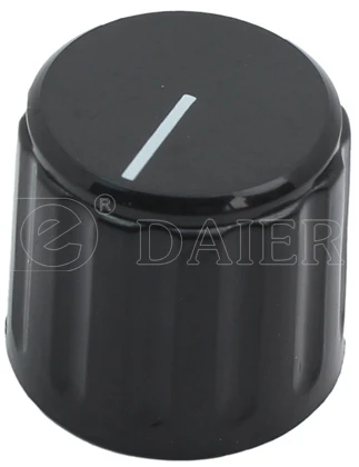 Skirted Inner Lock Plastic Potentiometer Knob Type Rotary Encoder Knob