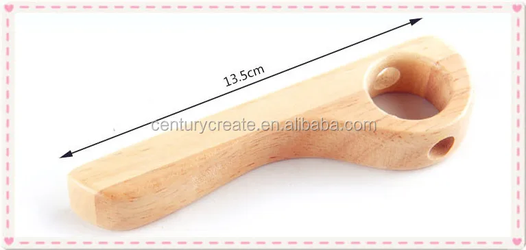 Классические игрушки для детей деревянная ручка вращающаяся