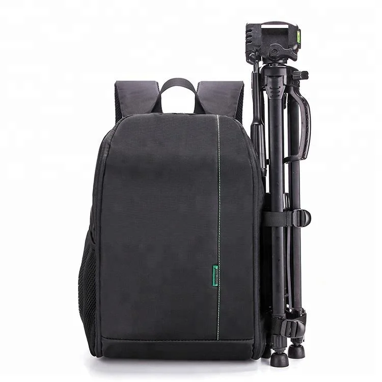 
Водонепроницаемый ударопрочный рюкзак для камеры с держателем для штатива и Набор для очистки для DSLR, беззеркальной камеры, вспышки, объектива 