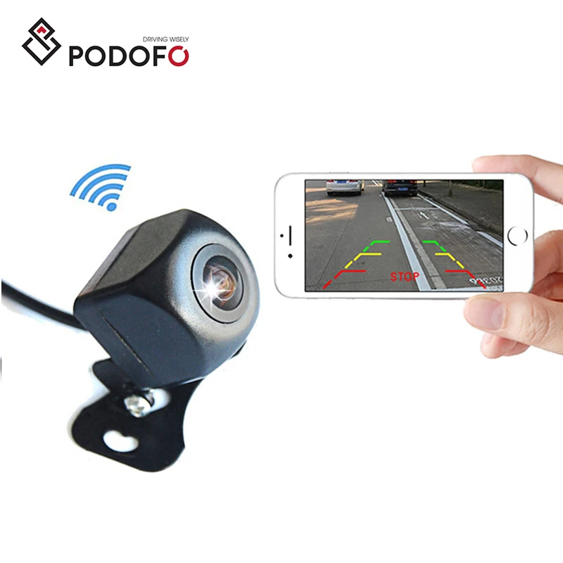 150°WiFi Wireless Car Rear View Cam Backup Reverse Camera For iPhone Android/iTS