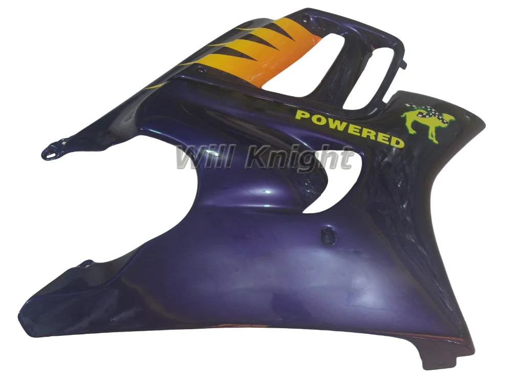 Новинка 100%, подходящие для литья под давлением Обтекатели для HONDA CBR 600 F3 97 98, желто-фиолетовые