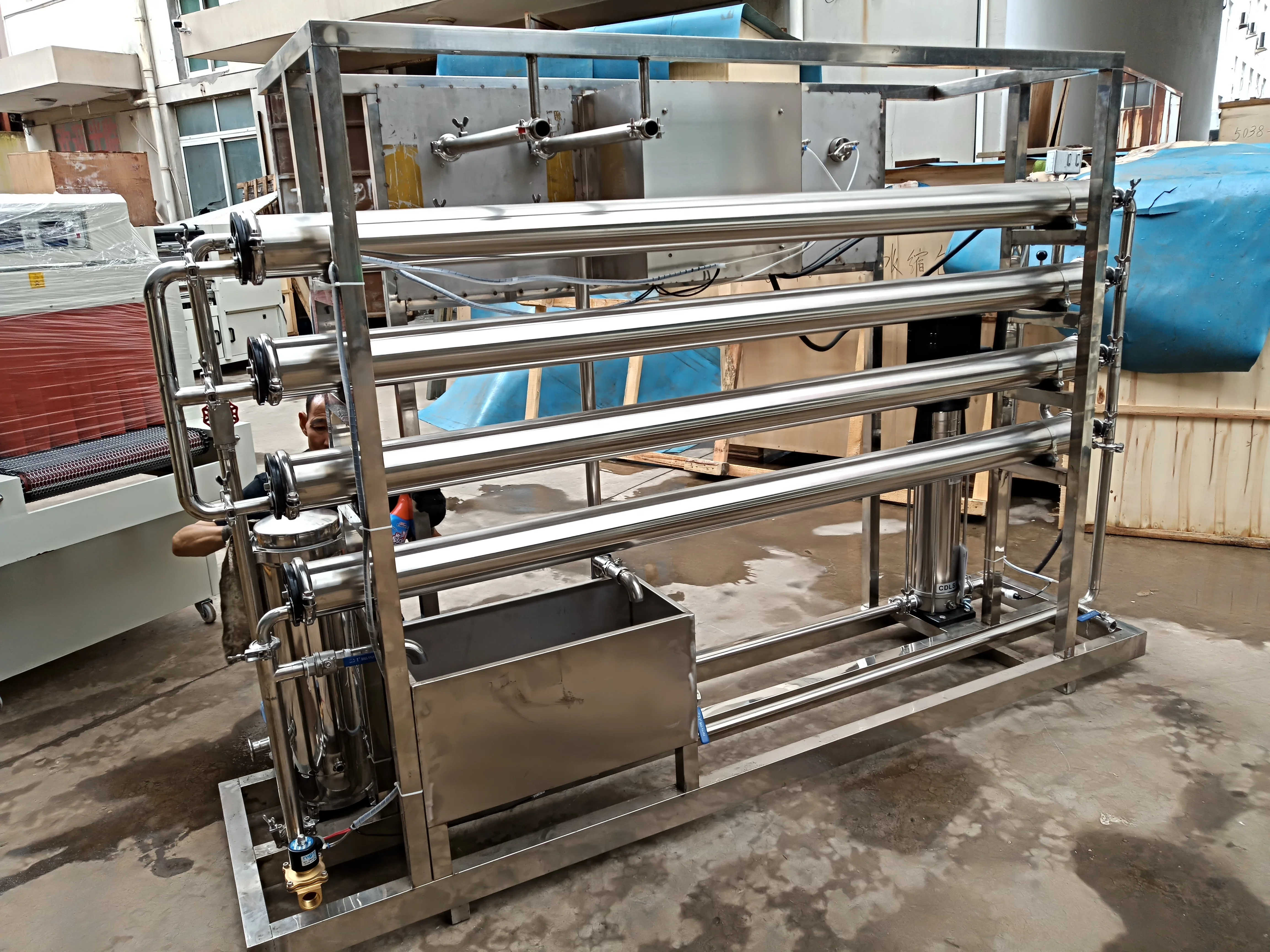 Полностью Американский Мембранный блок фильтра системы обратного осмоса воды SS304 твердый