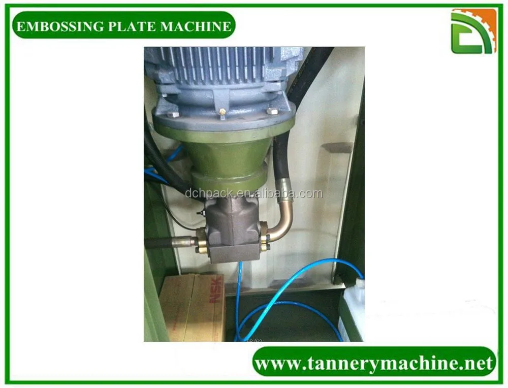 Automatic Crocodile and Alligator Leather Embossing Machine for Tannery Use