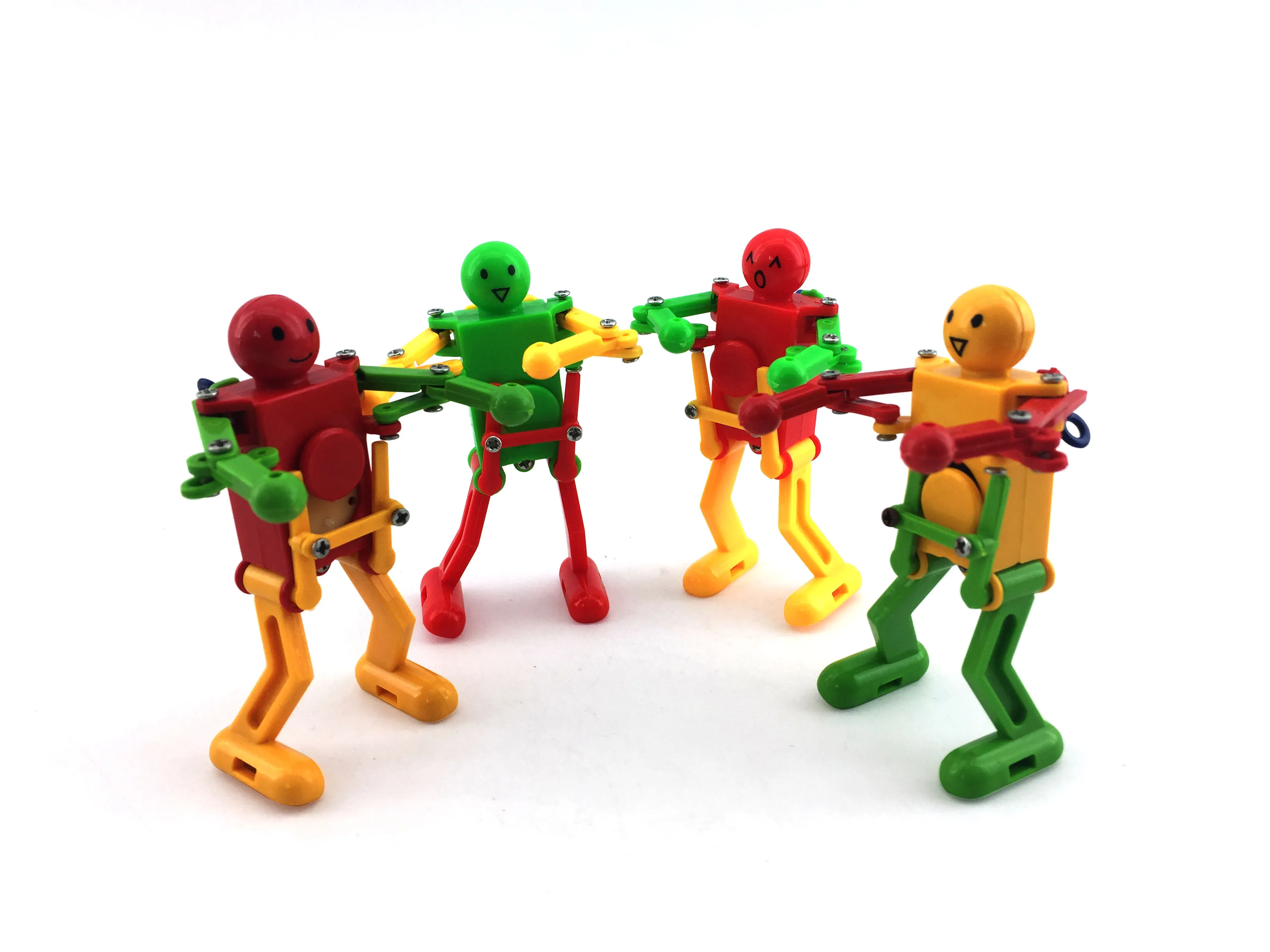 Promotional Gift Fun Plastic Cartoon Robot Parts Wind Up Toy For Kids