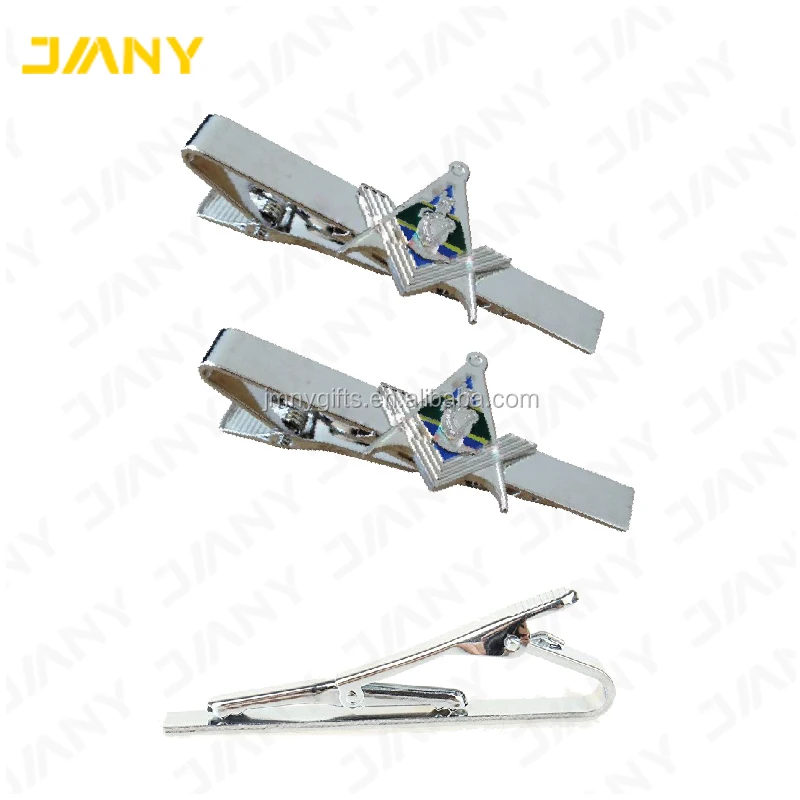 Custom Sliver Plated Metal Masonic Men Tie Clip Buy Tie Clip,Men Tie