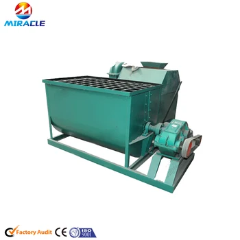 2017 New Advanced Horizontal Type Cow Dung Mixing Machine In Fertilizer ...