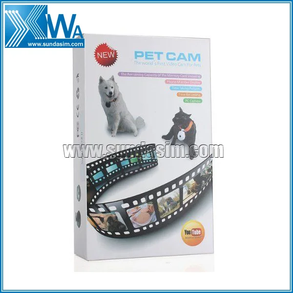 Collier caméra vidéo enregistreur moniteur pour chat chien animal
