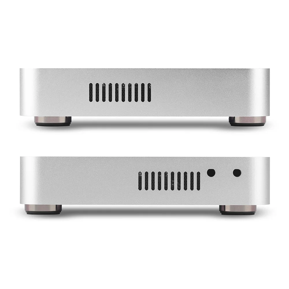 Rgeek Custom Mini Pc High Performance Intel Core I3 I5 I7 Mini Itx Full Aluminum Body case Mini Pc windows 10 Fanless Computer