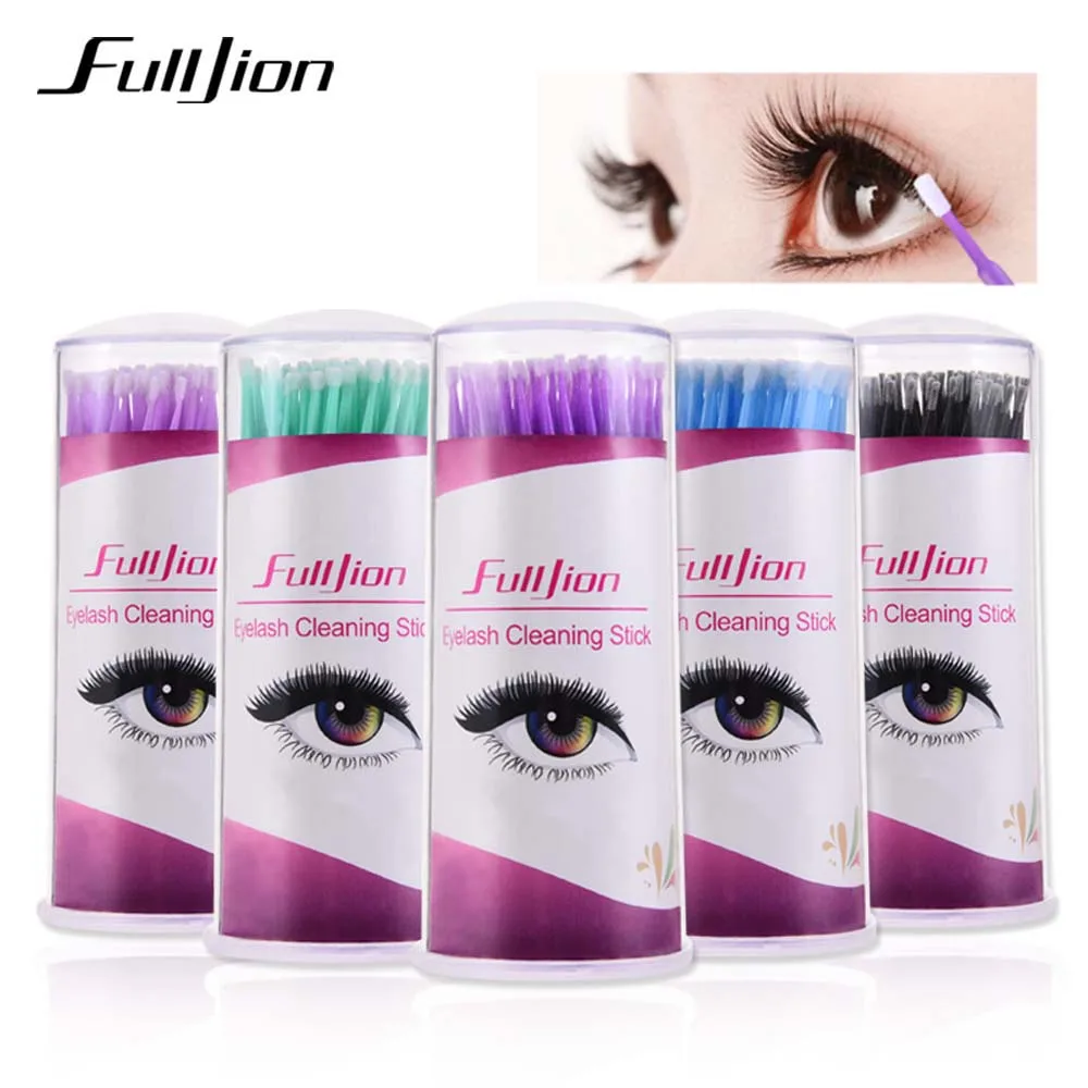 Fulljion Micro Makeup Brushes Eyelash Extension Mascara Brush Brochas De Maquillaje Profesional