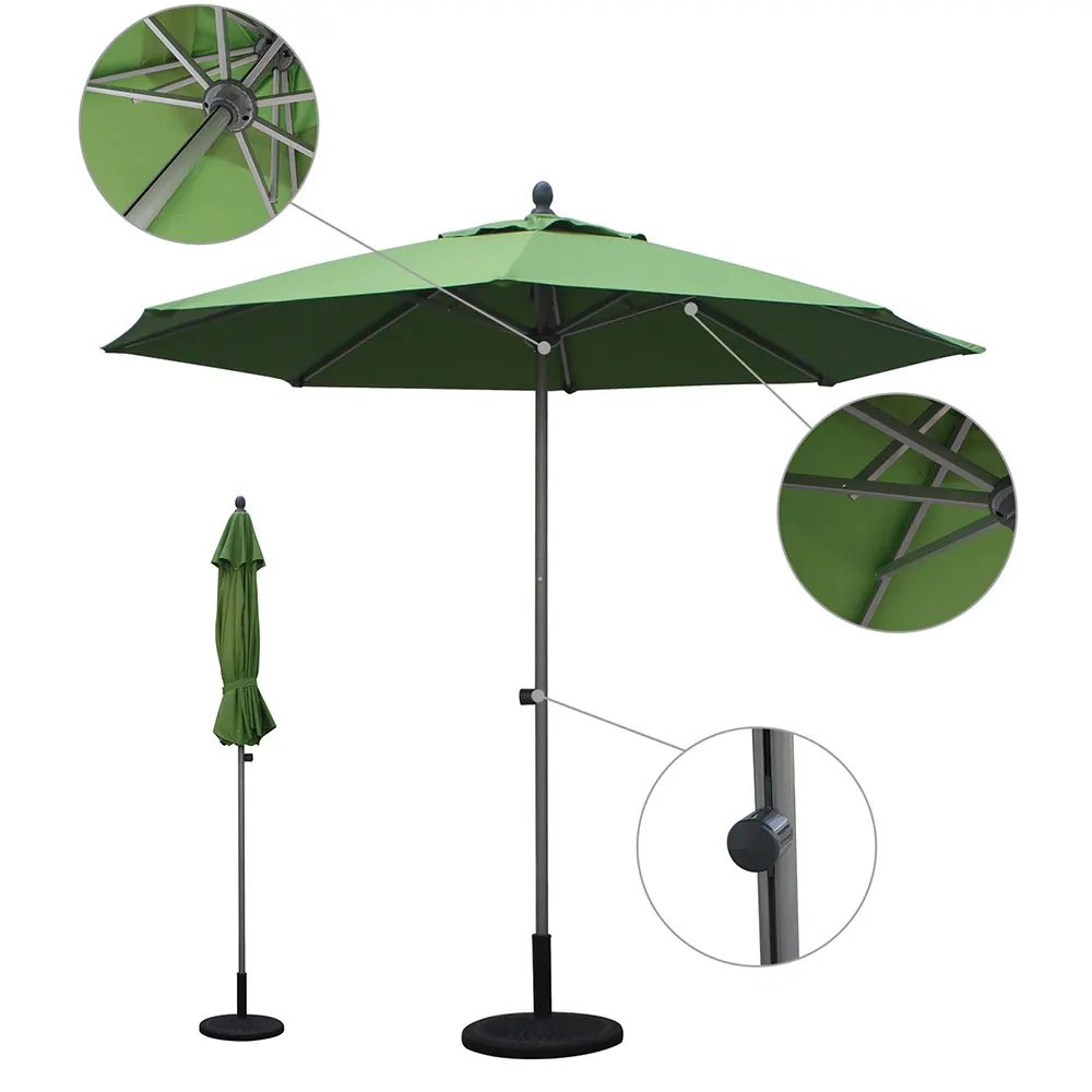 Mefo Garden Sombrilla Quitasol Aluminummade Antiuv Sun Umbrella