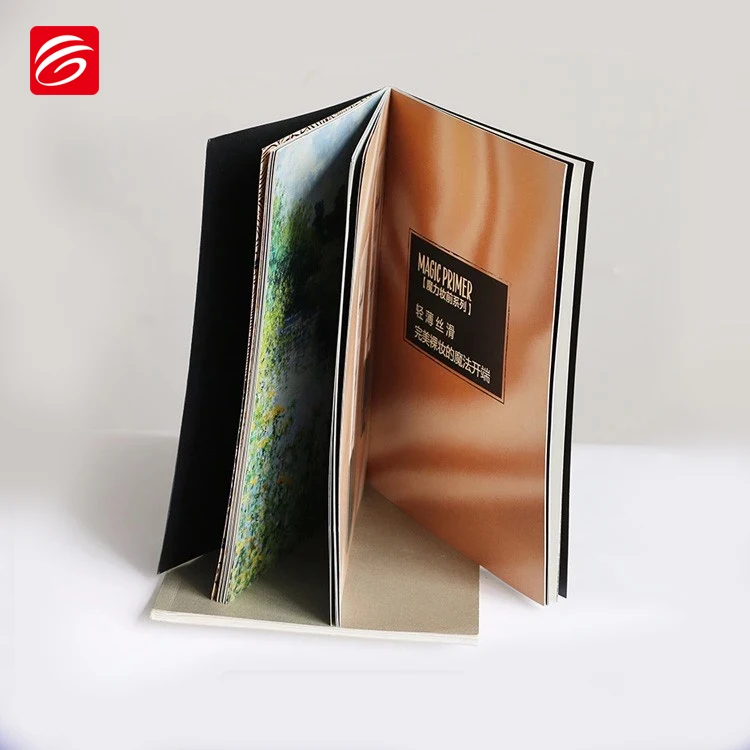 Изготовленный на заказ штампованный картон печать брошюр пользовательский печатный каталог и листовки коммерческий бумажный продукт