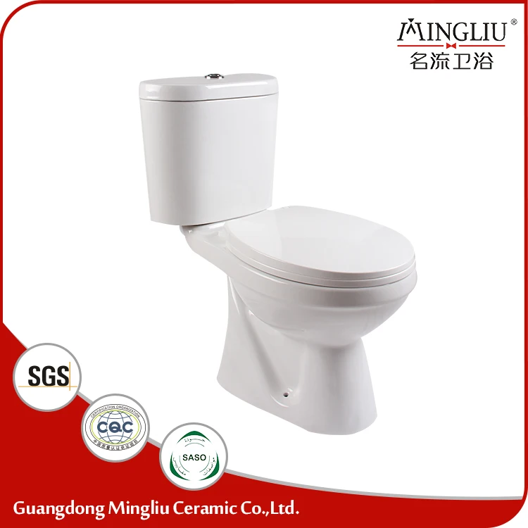 Bathroom Wc Popular Russian Wc Two Piece Toilet Good Quality Ceramic Floor Mounted Gravity Flushing,washdown Flushing Dual-flush