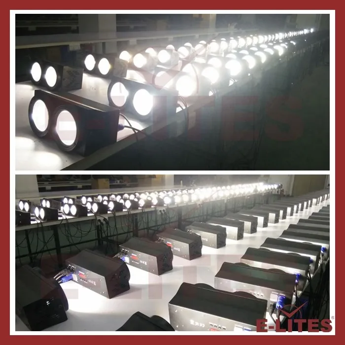 2x100 LED ブラインダー ストロボ、ミニ ブラインダー照明、DMX 