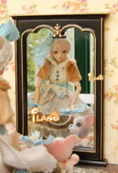 Зеркало для кукольной мебели в масштабе 1:6 для куклы 12 дюймов SB006B
