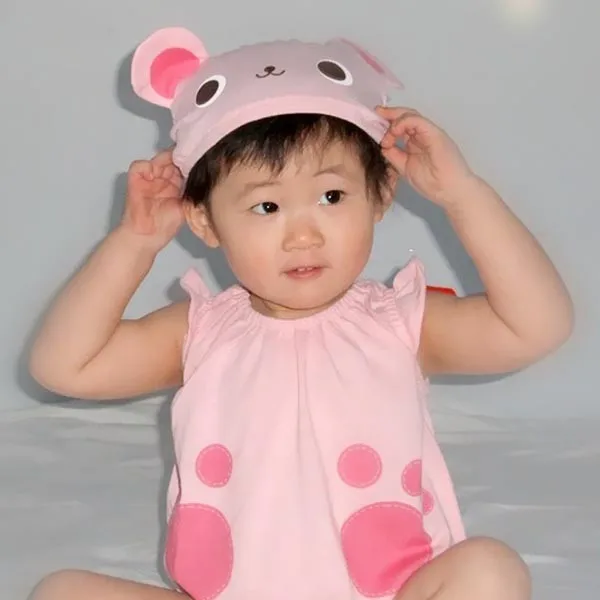 
 Новый розовый кролик младенческой костюм KK362  