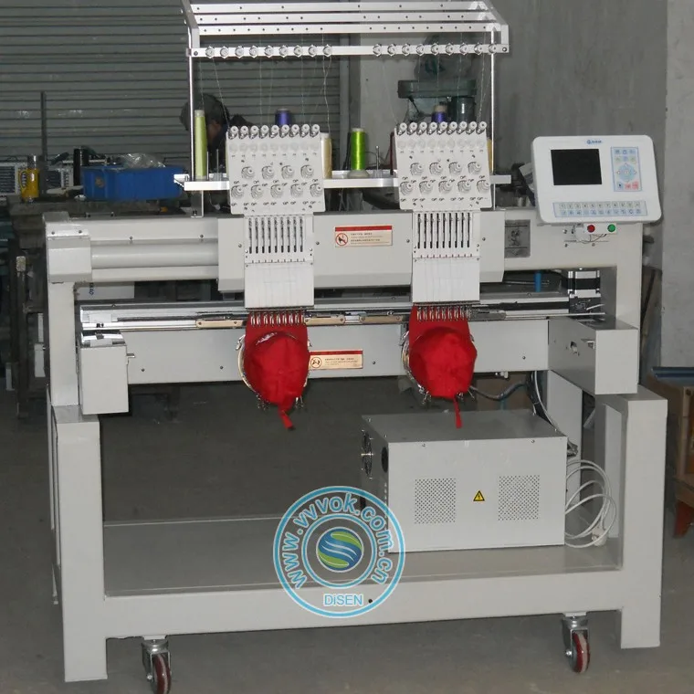 Made in China Industrial Sewing Machine 2 Head Embroidery Machine