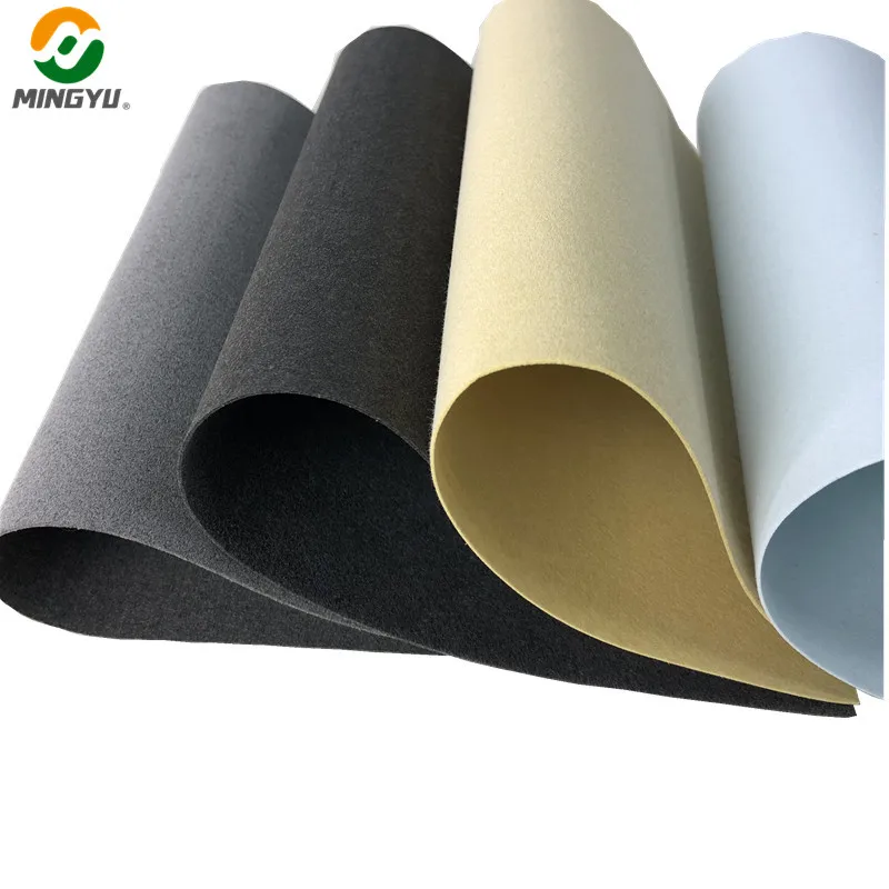 High quality free sample 100% polyester high density spandex non-woven fabric