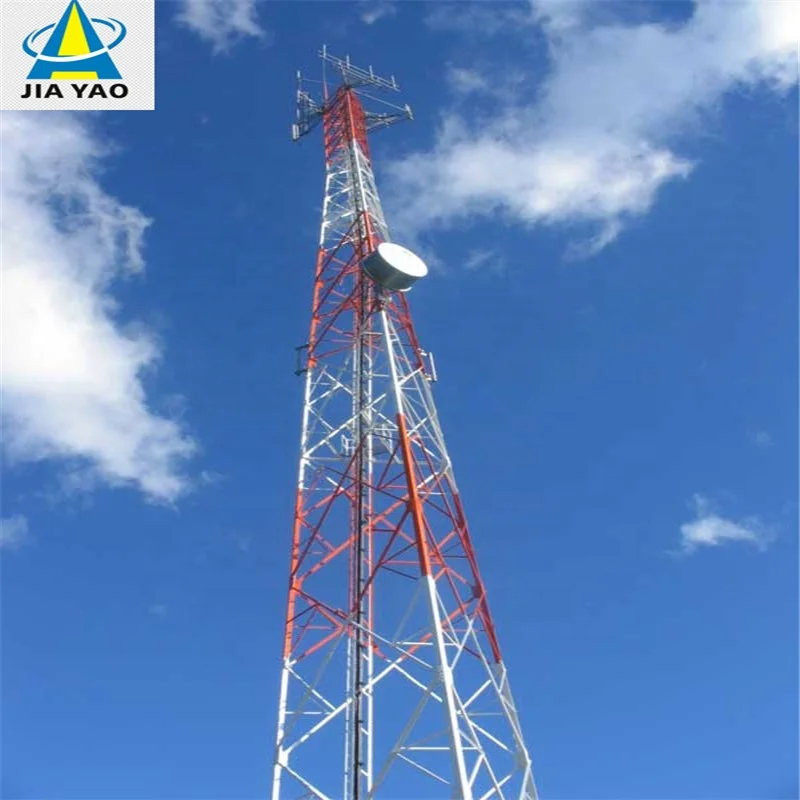 Price Wireless Communication 4 Leg Angle Steel Iron Telecom 5g Radio Antenna Wifi Isp Internet Tower For Sale