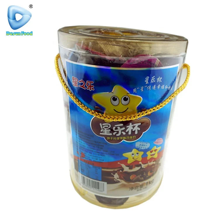 Customized Wholesale Halal Mini Cup Biscuit Chocolate Candy