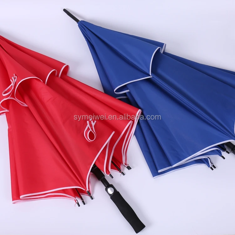 Golf Umbrella With Company Logo Customized Color Ads Navy Blue Double