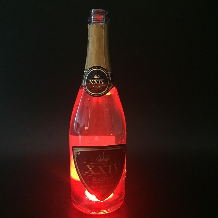 Со светодиодной подсветкой Бутылка светодиодные бутылки шампанского, винного стакана, дно