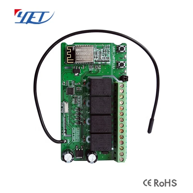 12V 4Ch  433MHz Receiver APP Remote Control for WIFI Switch