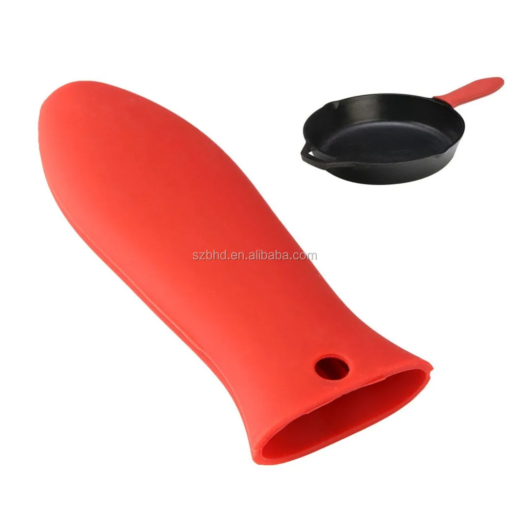 1Pcs Silicone Hot Handle Holder Potholder For Cast Iron Skillets