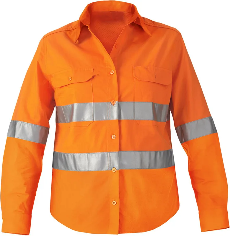 camiseta reflectante de alta visibilidad ropa de trabajo de alta visibilidad Camisas para hombres camisa de seguridad de manga larga camisas de trabajo para mujeres 