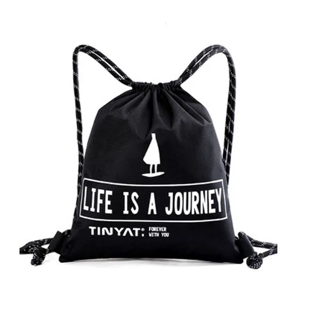 designer drawstring backpack