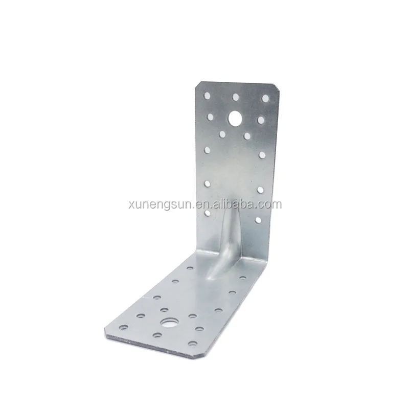 Galvanised 90 X 90 X 65 Angle Rib Construction Metal Bracket