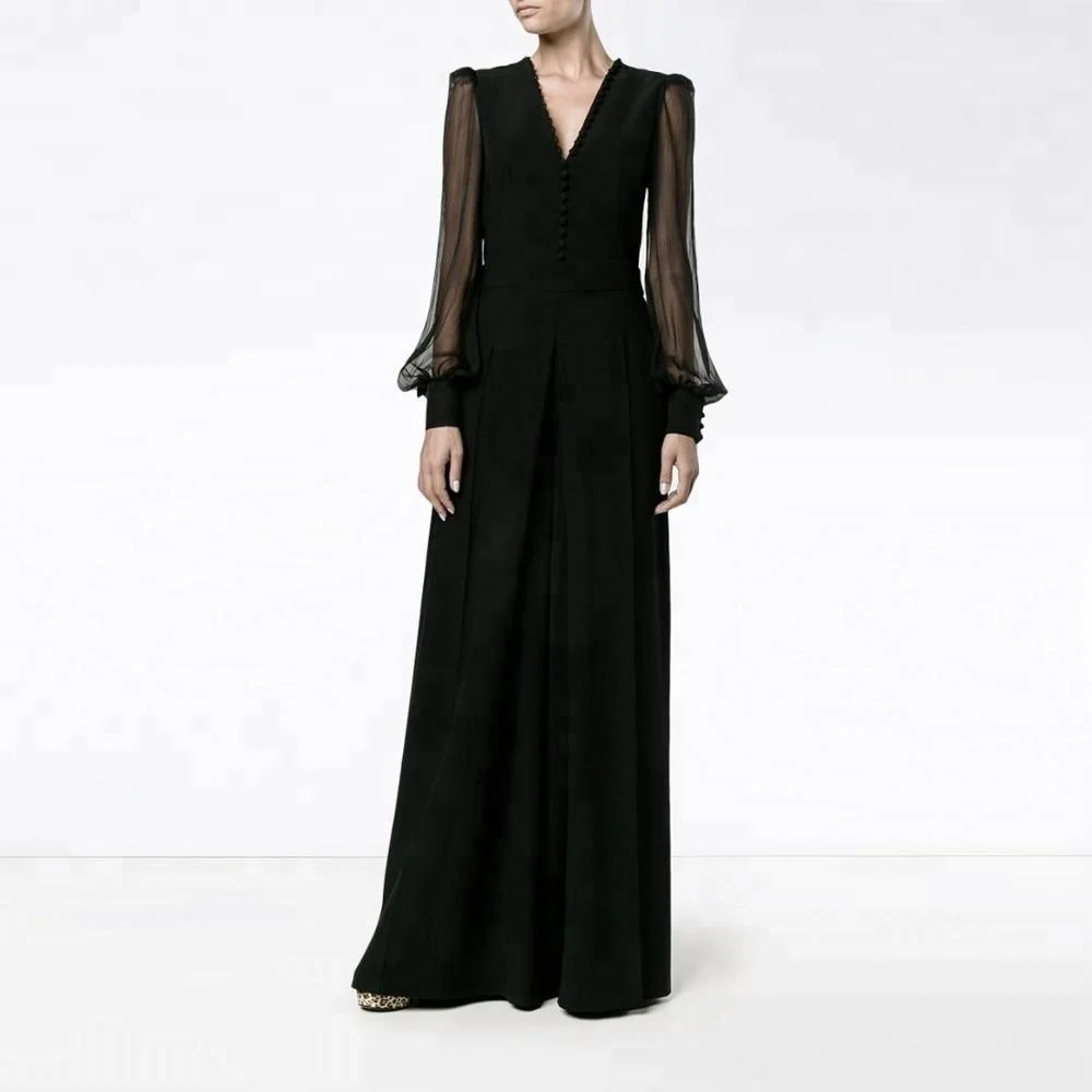 chiffon evening jumpsuits