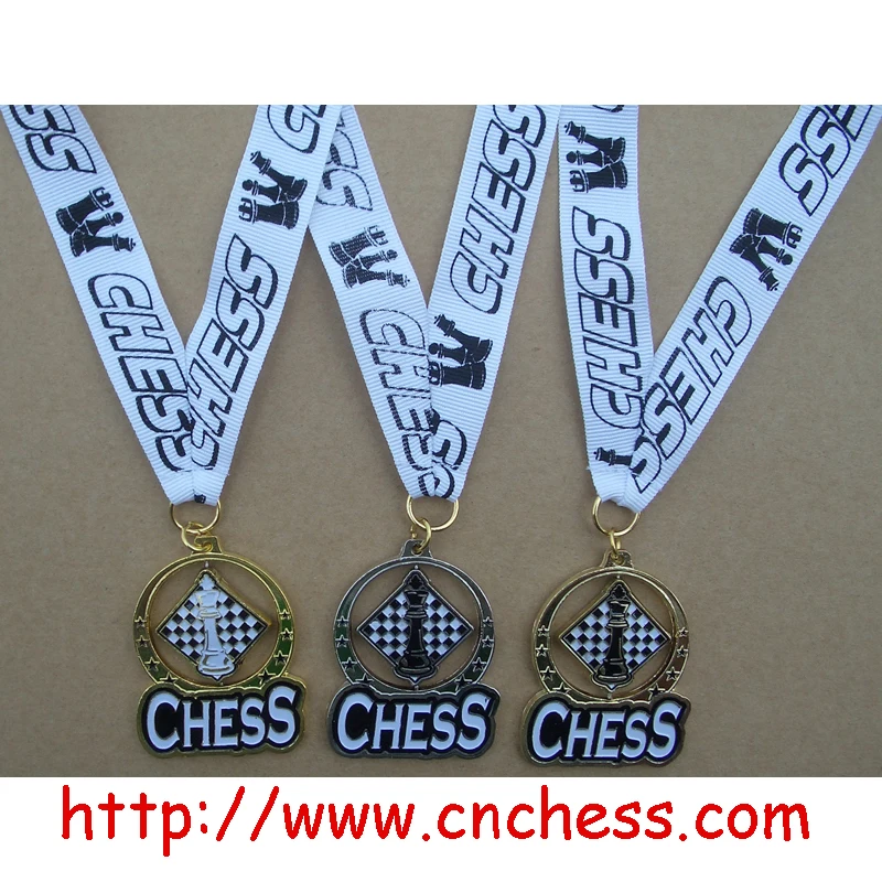 Круглый шахматный медаль