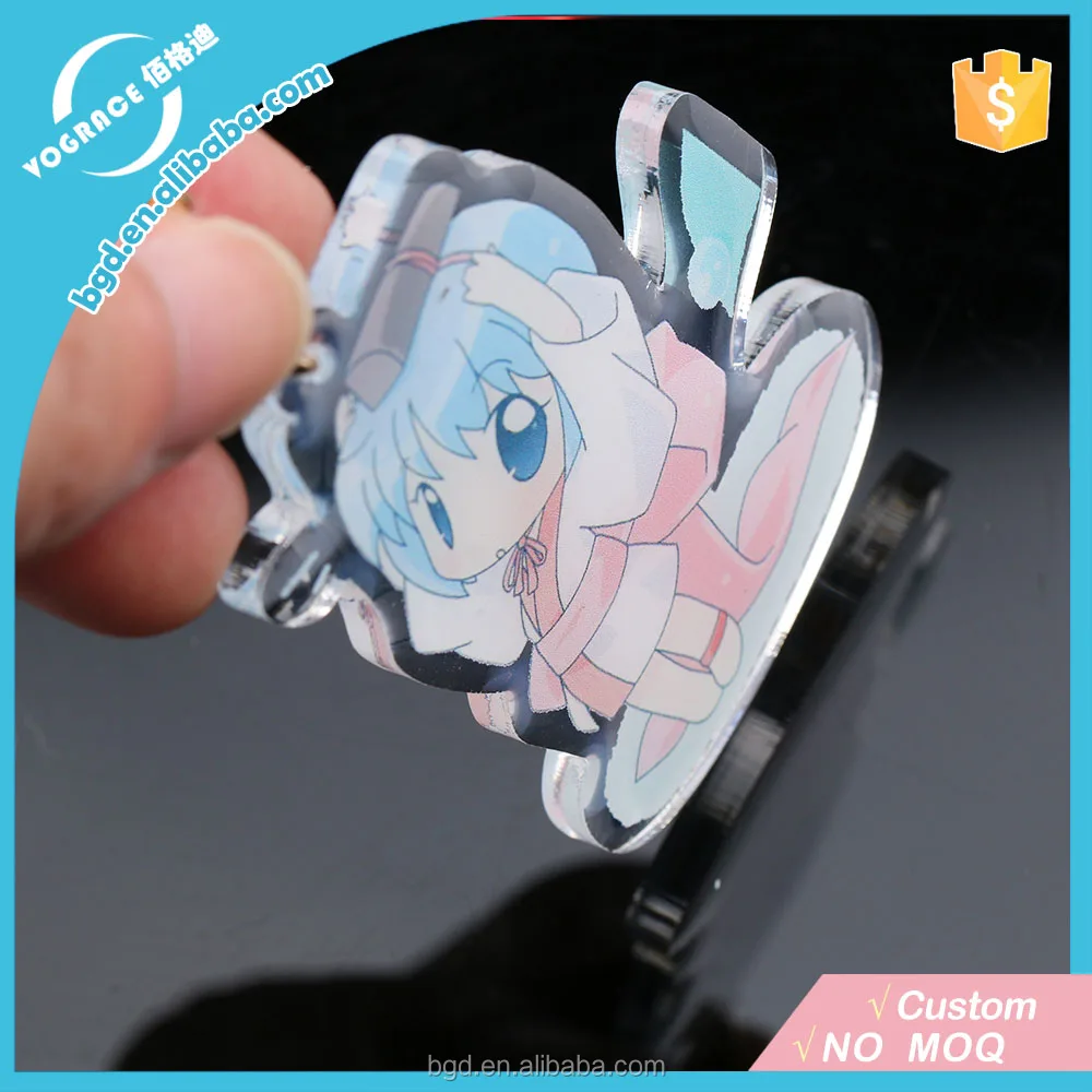 Custom Printed Acrylic Keychains Keychain Charms OEM Available