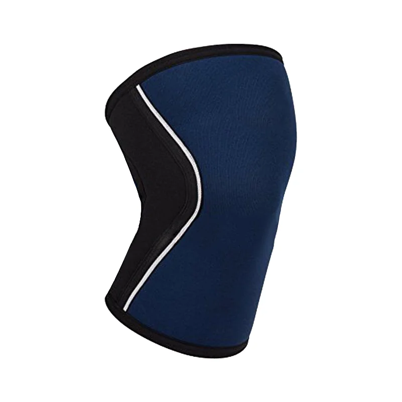 Amazon продавец на заказ противоскользящая силиконовая полоса SCR неопреновый 7 мм коленный рукав компрессионная поддержка колена для тяжелой
