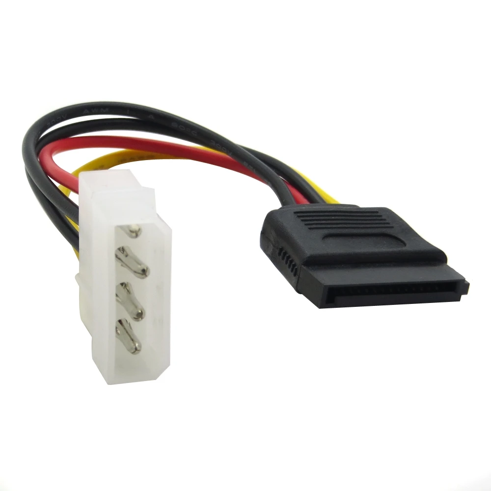 15 Pin SATA Male to two 4 Pin Female Power Cable by Atomic Market accessory-58 