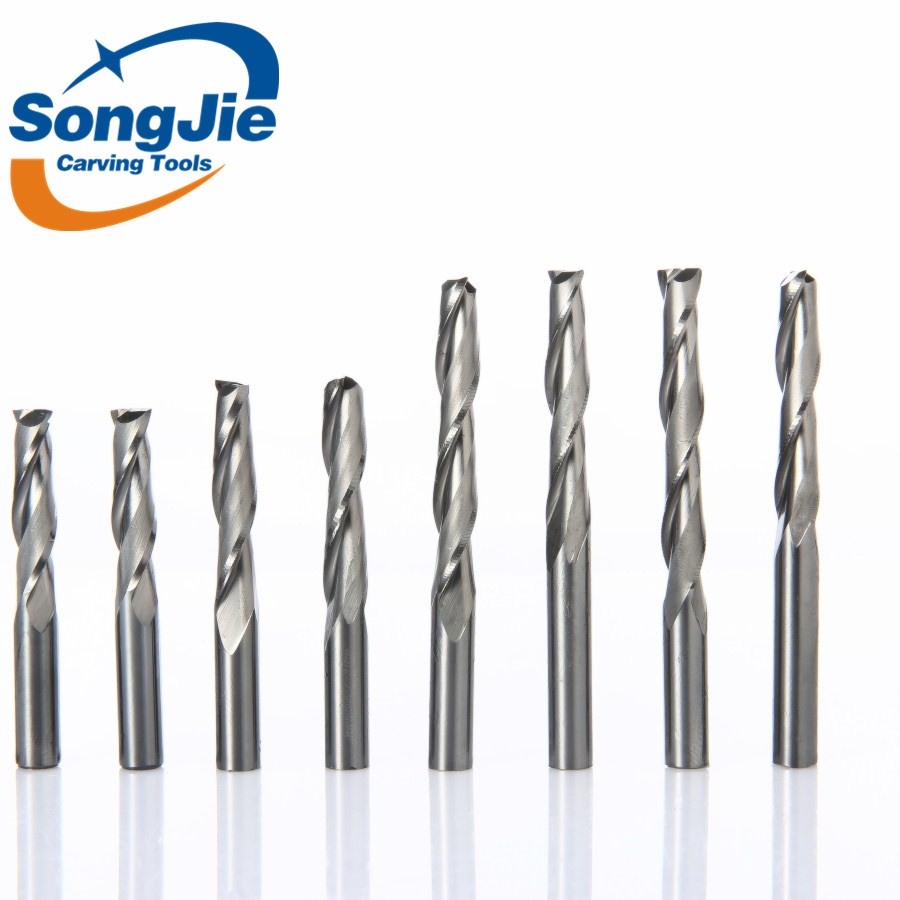 
 Инструменты для фрезерных станков с ЧПУ, спиральные сверла с двойной канавкой  