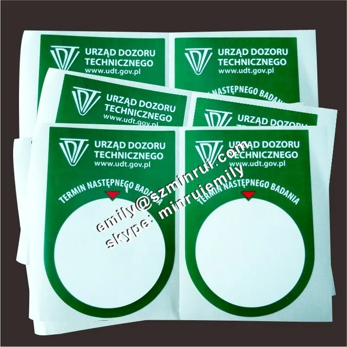 Custom Warranty Void if Seal Broken or Removed Sticker, Seal Calibration Void if Removed Labels