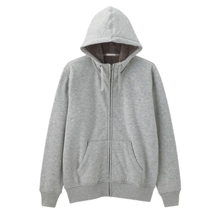Full Zip Hoodie Blankcustom Blank Zipper up Hoody Jacket With Hood Blank Hoodies Men's Pullover Jumper
