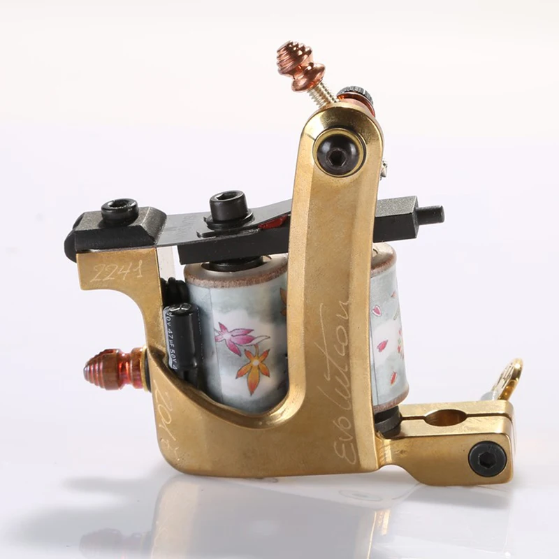 Professional LUCKY Shader Tattoo Machine Bronze | RightStuff